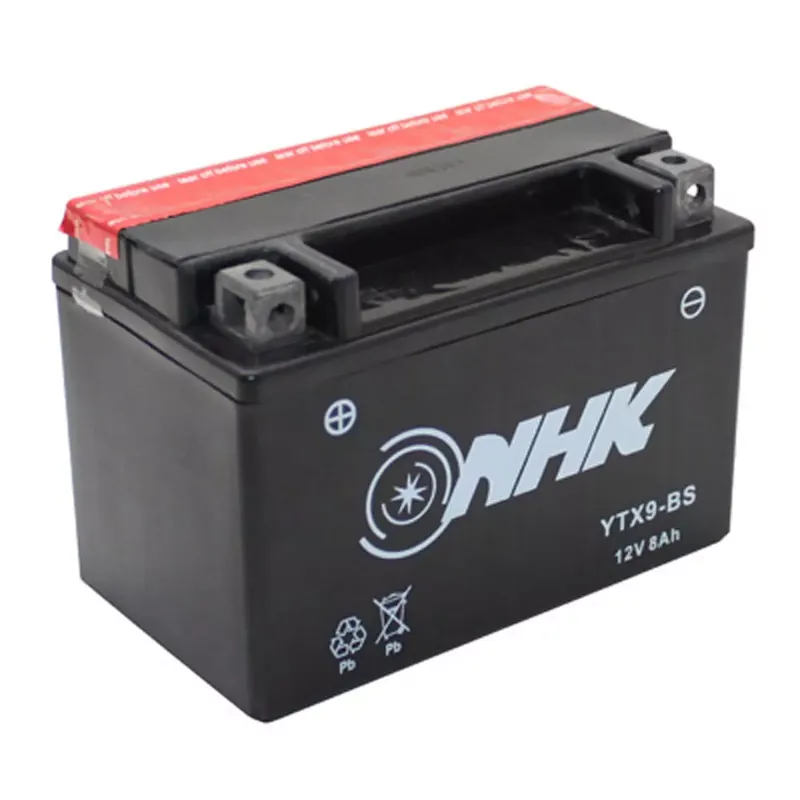 Commander Vite Batterie 12V 8 Ah NTX9-BS MF / YTX9-BS – NHK sans entretien +G