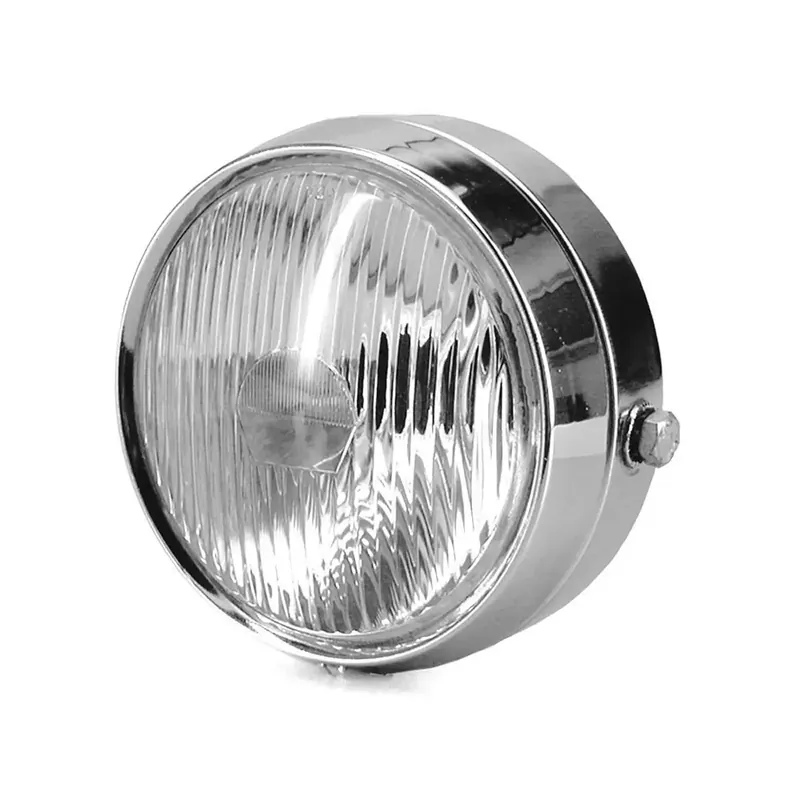 Phare Cyclo Rond P26S – 130mm CHROME Offre Du Jour