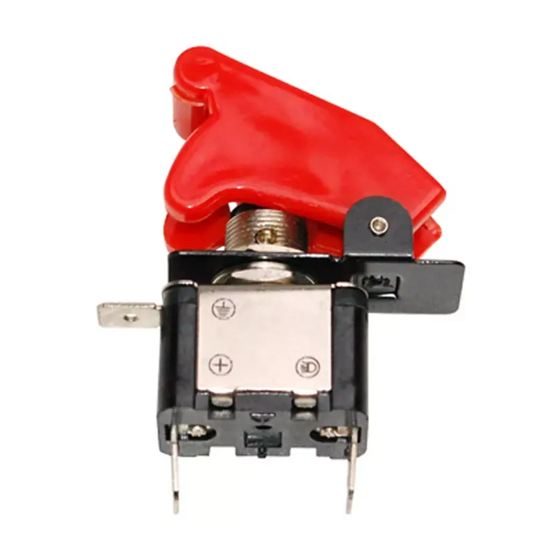 Promotion Interrupteur sécurité à Loquet – Rouge + Led Rouge