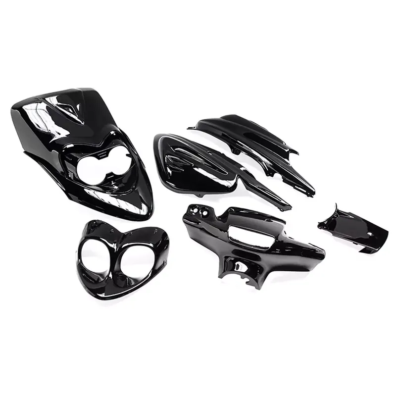 Kit Carénages / Carrosserie MBK Next Yamaha NG à partir de 1999 – Noir Brillant 5 pièces Bon Marché