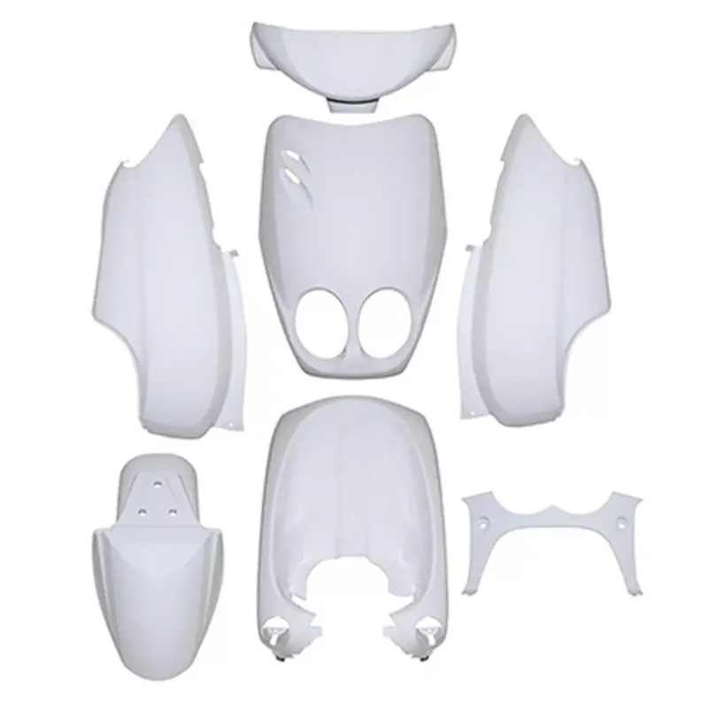 Kit Carénages / Carrosserie MBK Ovetto YAMAHA Neo's avant 2008 – Blanc brillant 7 pièces Commander Vite