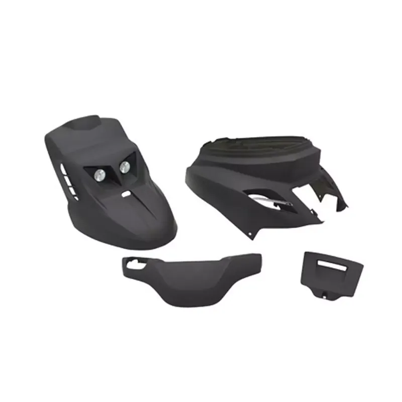 Kit Carénages / Carrosserie MBK Booster Yamaha Bw's à partir de 2004 – Replay Noir Mat 4 pièces Prix Cassé