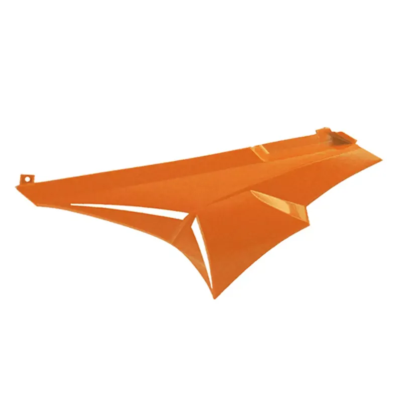 Carénage / Coque Arrière Gauche Derbi Senda avant 2011 – TNT Orange Haute Qualité