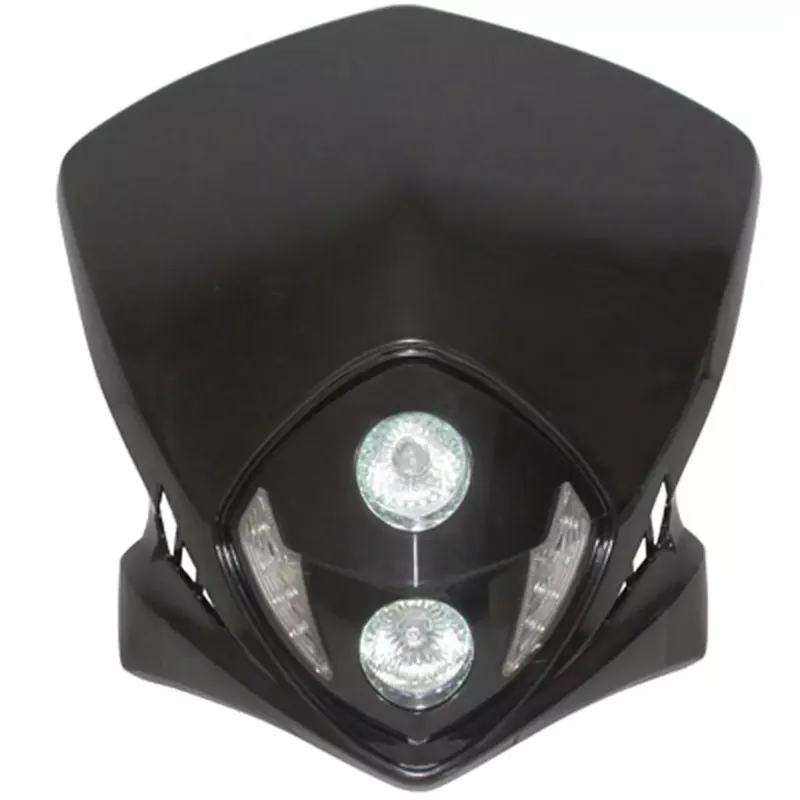 Tête de Fourche / Plaque phare – DUKE à Leds Blanches 2x20w Noir Jusqu&rsquo;à Épuisement Des Stocks