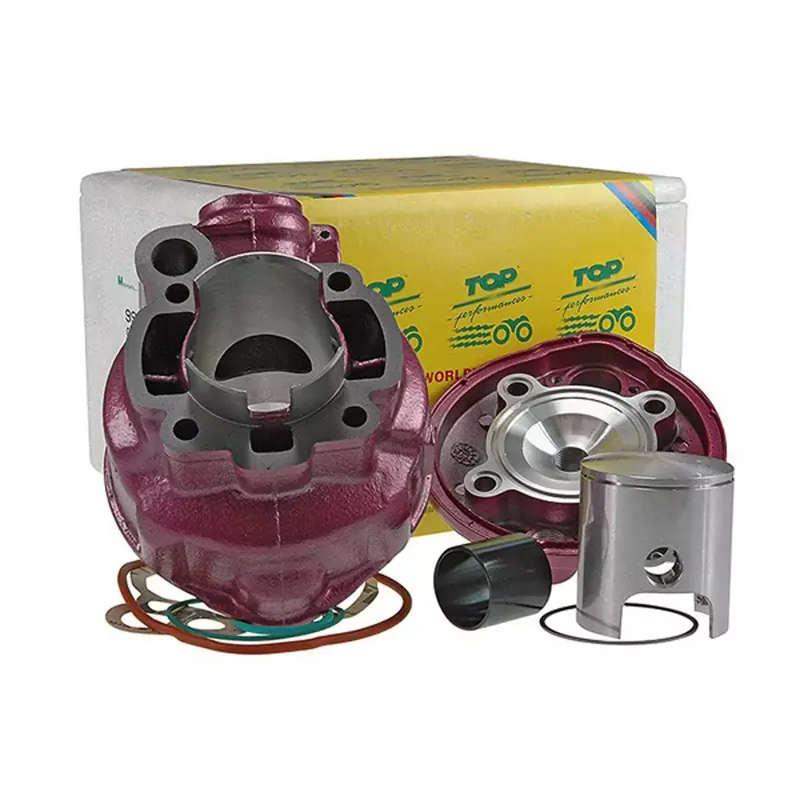 Nouvelle Collection Kit cylindre 75cc fonte Top Performances Minarelli AM6 Rose 49.5mm