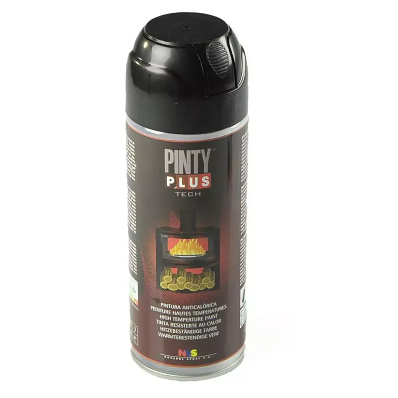 Marque Bombe Peinture - NOIR MAT Haute Température 600°