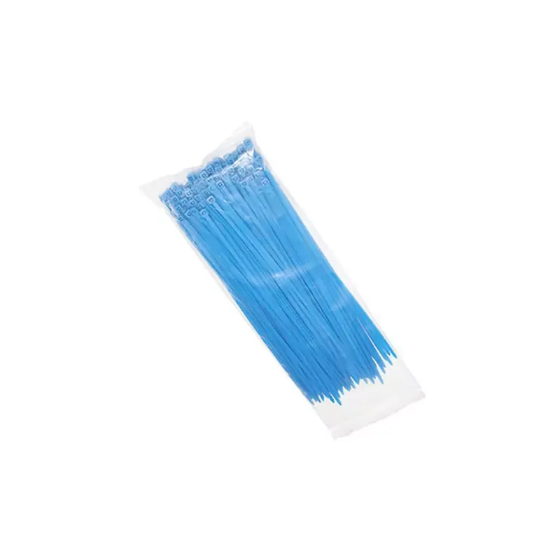 Promotion Collier de Serrage Type RILSAN – 3.6 x 250mm BLEU FLUO