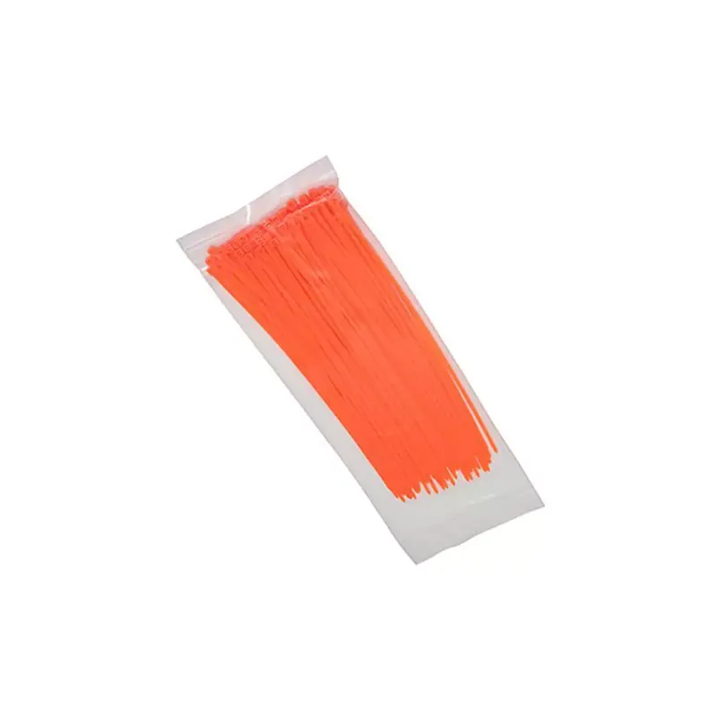 Collier de Serrage Type RILSAN – 2.5 x 200mm ORANGE FLUO Jusqu&rsquo;à Épuisement Des Stocks