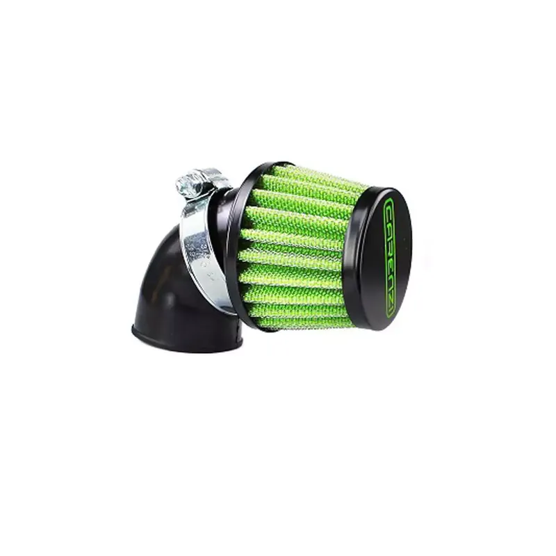 Promotion Filtre à Air PHVA / PHBN – CARENZI Type KN Middle 28 / 35mm coudé 45 degrés Vert