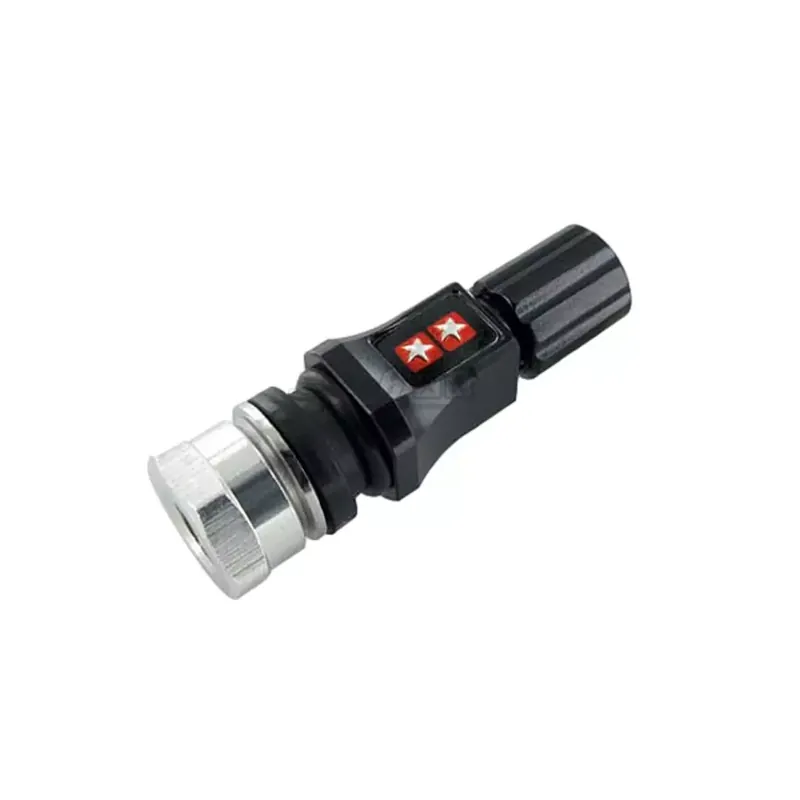 Valve Tubeless droite – Stage6 Alu CNC Noir Dernier Modèle