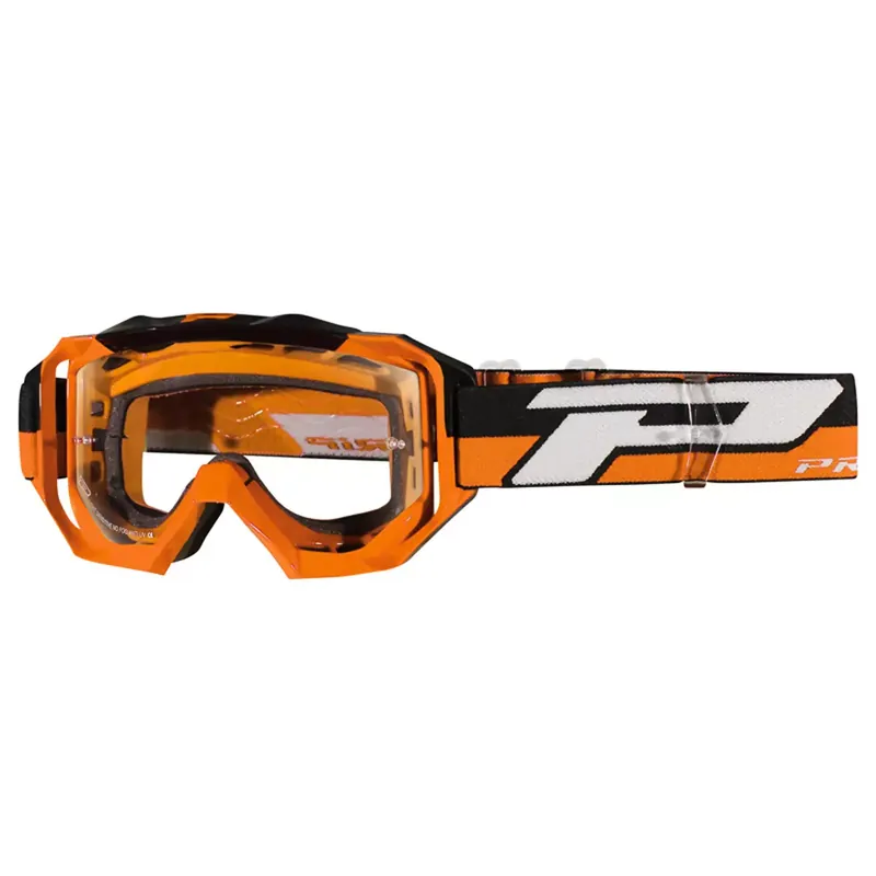 Masque / Lunettes Cross – PROGRIP 3200LS Venom Orange "Light Sensitive Lens" Dernière Chance