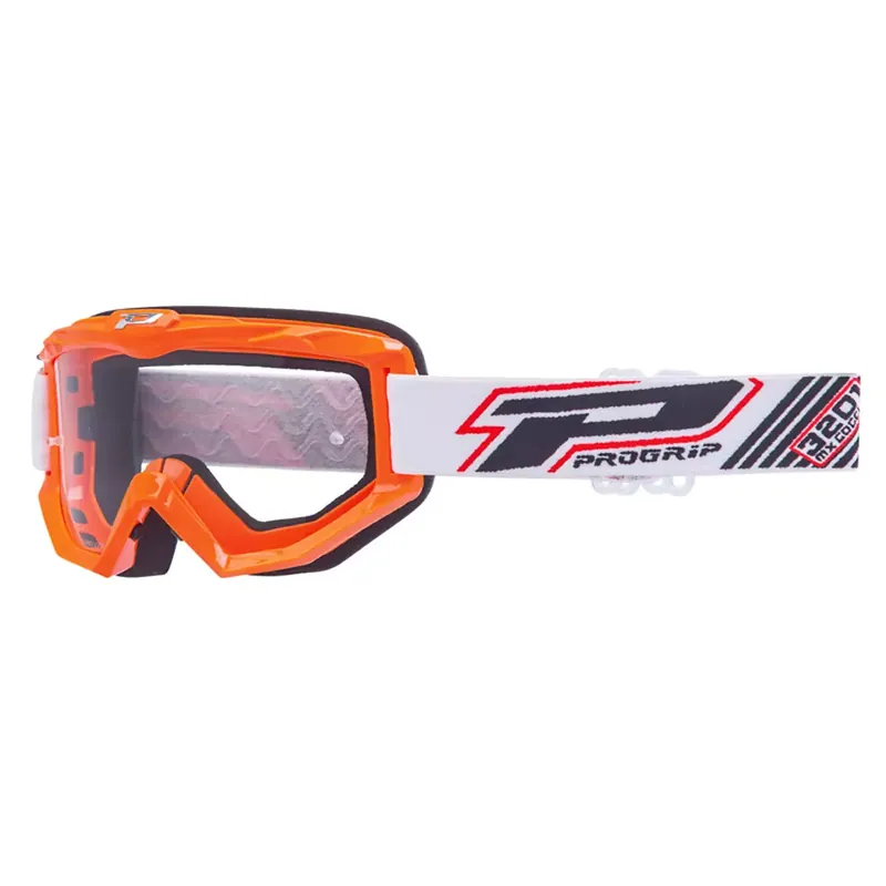 Promotion Saisonnière Masque / Lunettes Cross – PROGRIP 3201FR Atzaki Orange
