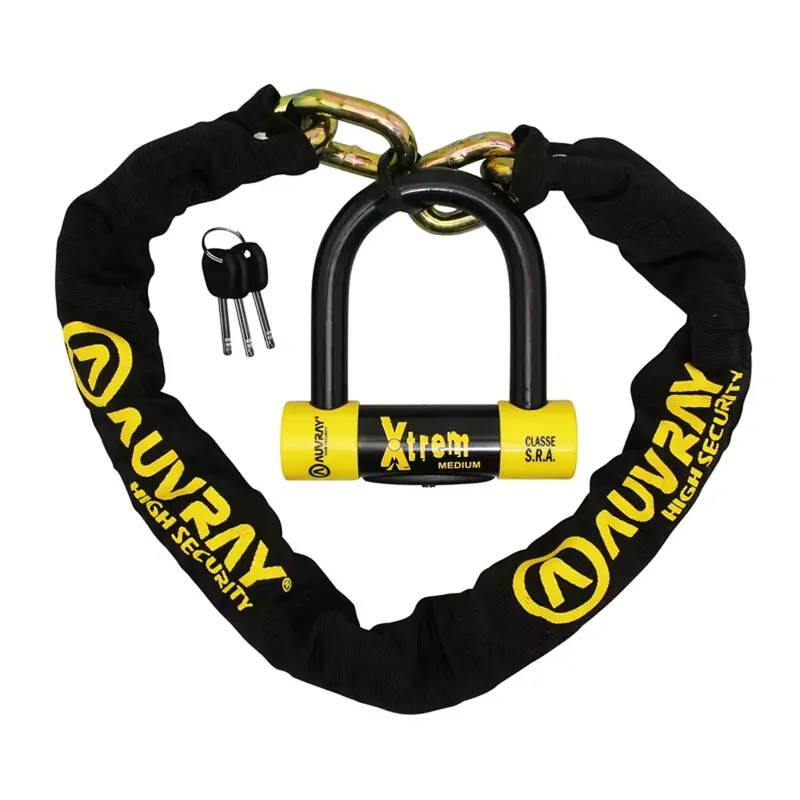 Commande En Gros Antivol chaîne + U – AUVRAY Xtrem Medium 1.00m SRA