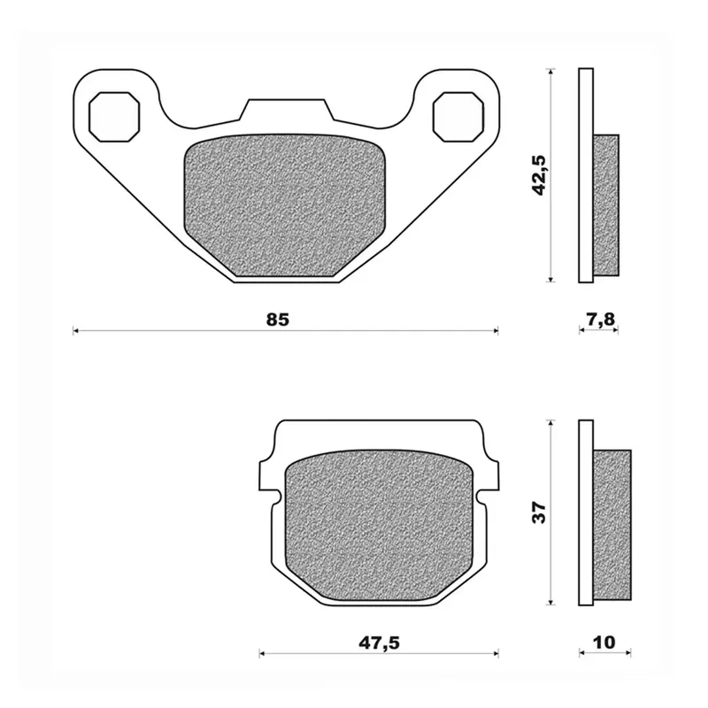 Plaquettes de Frein Malaguti Peugeot – NEWFREN FD0061 Prix Bas