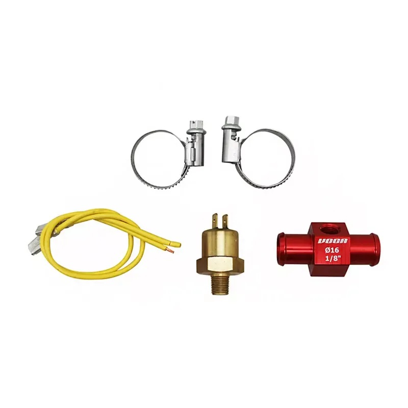 Adaptateur avec Sonde de température sur Durite Refroidissement – 16mm VOCA Racing Rouge Satisfait Ou Remboursé