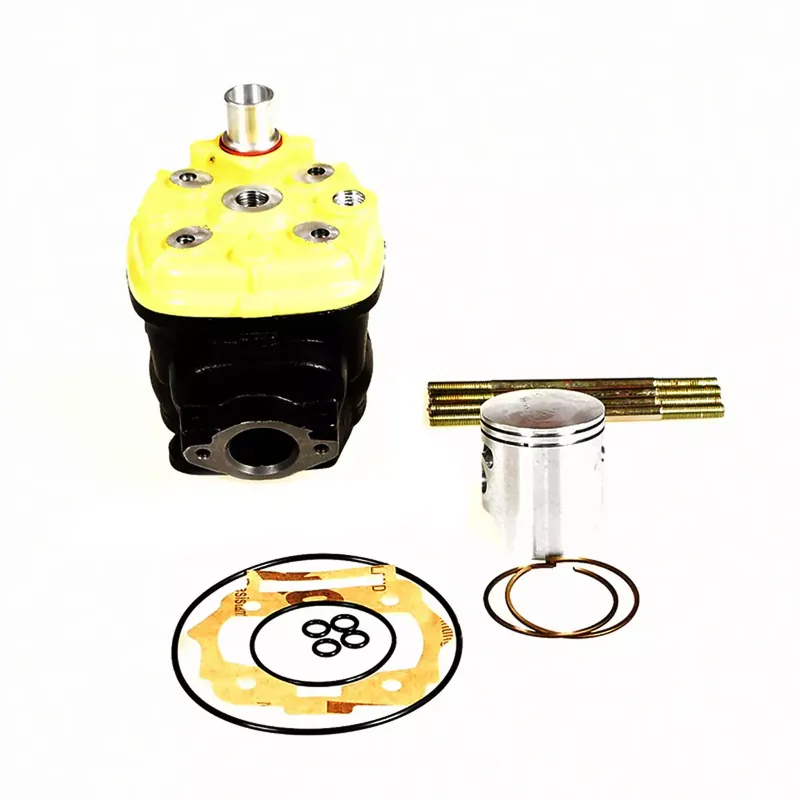 Nouvel Arrivage Kit Cylindre 75cc DERBI E3 E4 – MVT Iron Max Fonte Fonte Série Limitée Culasse Jaune