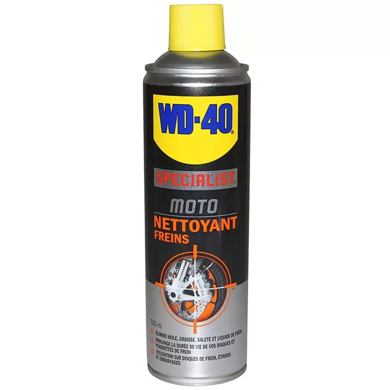Nettoyant Frein – WD-40 Specialist Moto 500ml Satisfait Ou Remboursé