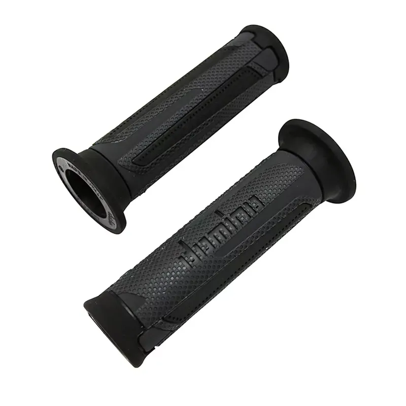 Poignées de Guidon – Domino Maxiscooter On Road Open End A350 Noir / Gris Anthracite Pas Cher