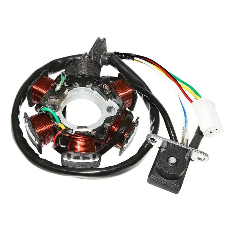 Expédié Aujourd&rsquo;hui Stator Allumage Peugeot Kymco SYM 139QM GY6 4T – 6 pôles 4 fils