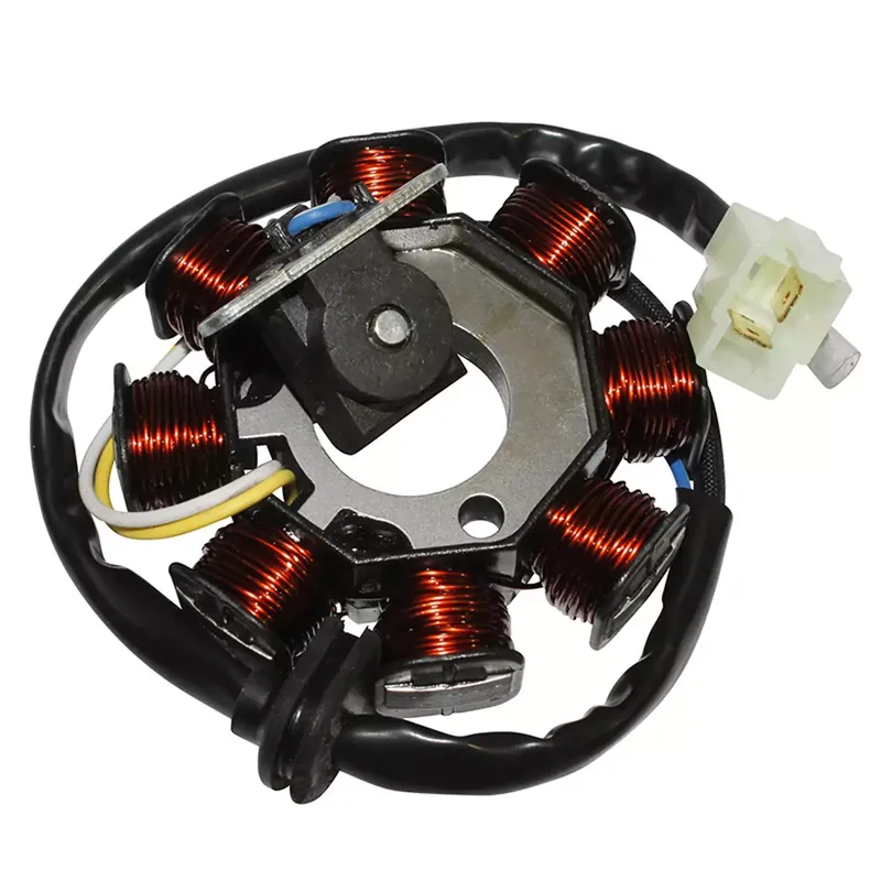 Vente Directe Stator Allumage Peugeot Kisbee Vivacity SYM Orbit 4T – 8 pôles 3 fils