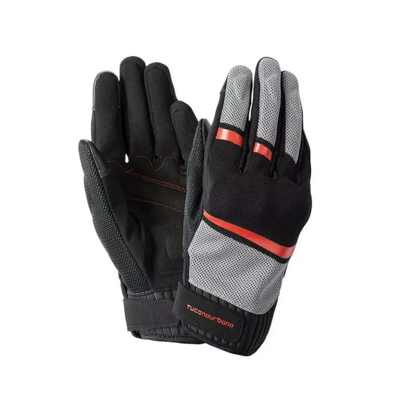 Gants Moto – Tucano Penna Printemps / été – Noir / Rouge S Quantité Limitée