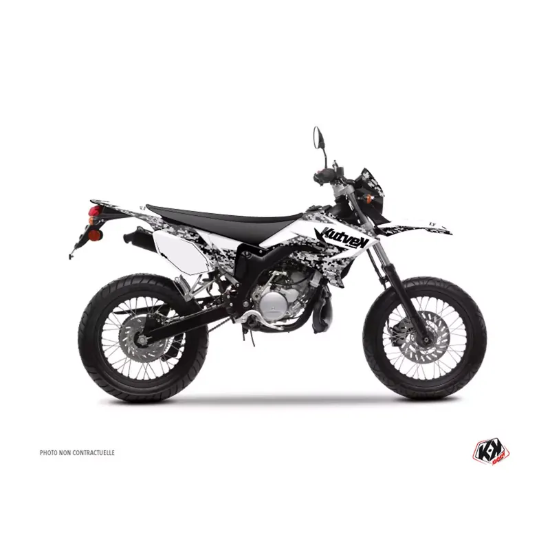 Certifié Kit Deco MBK X-Limit Yamaha DT à partir de 2003 – Kutvek Predator Blanc
