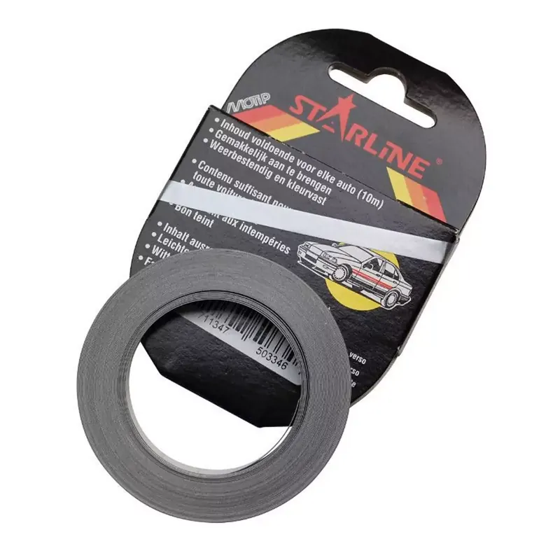 Dernière Chance Liseret / Sticker Jante – 6mm Argent Motip Solidline