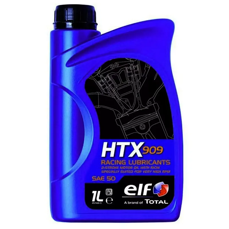 Huile Moteur 2T – ELF HTX 909 SAE 50 100% synthèse 1L Pré-mix Satisfait Ou Remboursé