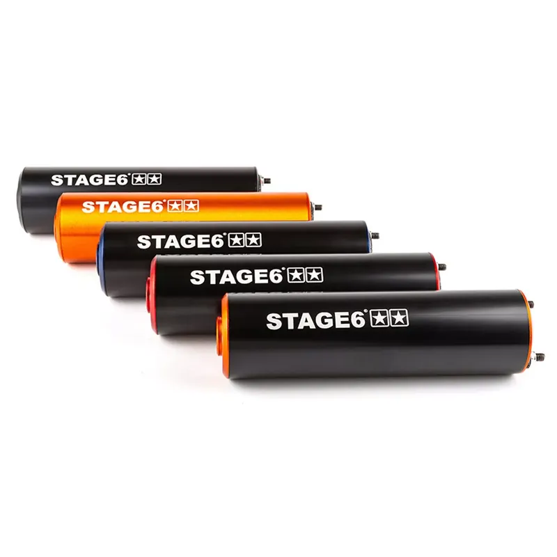 Vente Flash Silencieux de pot Mécaboîte – Stage6 Passage Droit Noir / Bleu / Orange / Rouge Noir