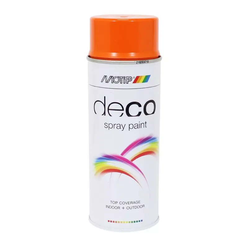 Bombe Peinture – Motip Deco Glycero Orange Brillant KTM 400ml Bon Plan