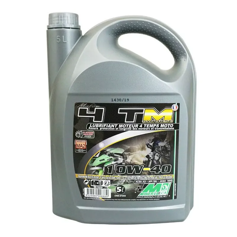 Huile Moteur 4T – 10W40 TM Minerva Oil 5L Seulement Aujourd&rsquo;hui
