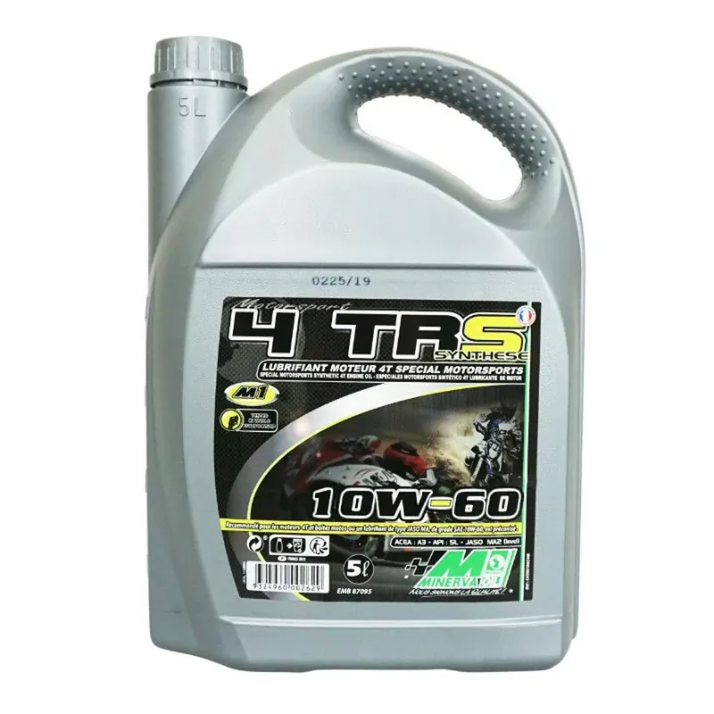Huile Moteur 4T – 10W60 TRS Minerva Oil 5L Pas Cher