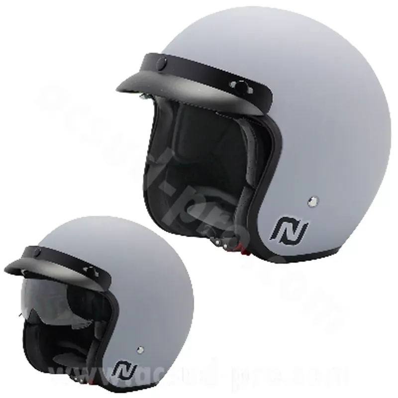 Casque Jet – NoEnd Sun Series Gris Mat XS Usine Directe