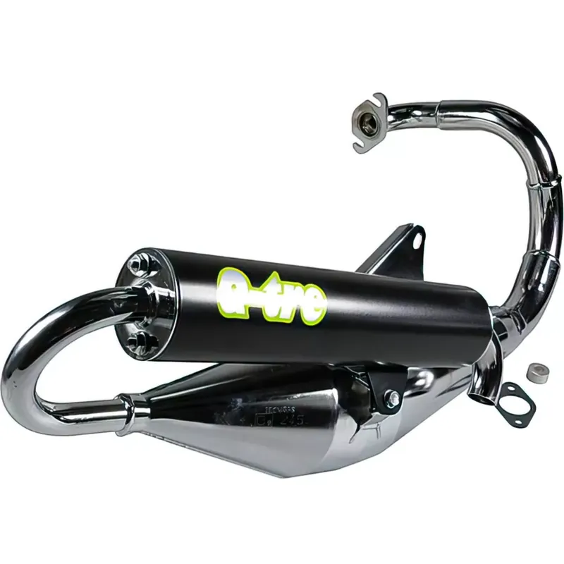 Quantité Limitée Pot Peugeot Buxy Speedfight 1 & 2 TKR – Q-Tre Chromed Tecnigas