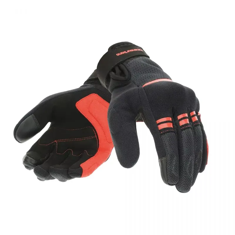 Gants Moto – Tucano Lady Penna (femme) Printemps / été – Noir / Rouge XS Réduction