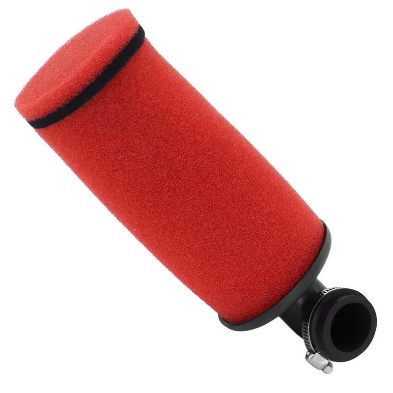 Quantité Limitée Filtre à air PHVA / PHBN – Replay Double-mousse Rond Long 28 / 35mm coudé 90 degrés Rouge