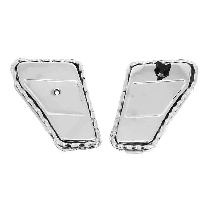 Haute Qualité Porte de Boîte à outils Peugeot 103 SP / MVL – Chromé Torsadé La paire