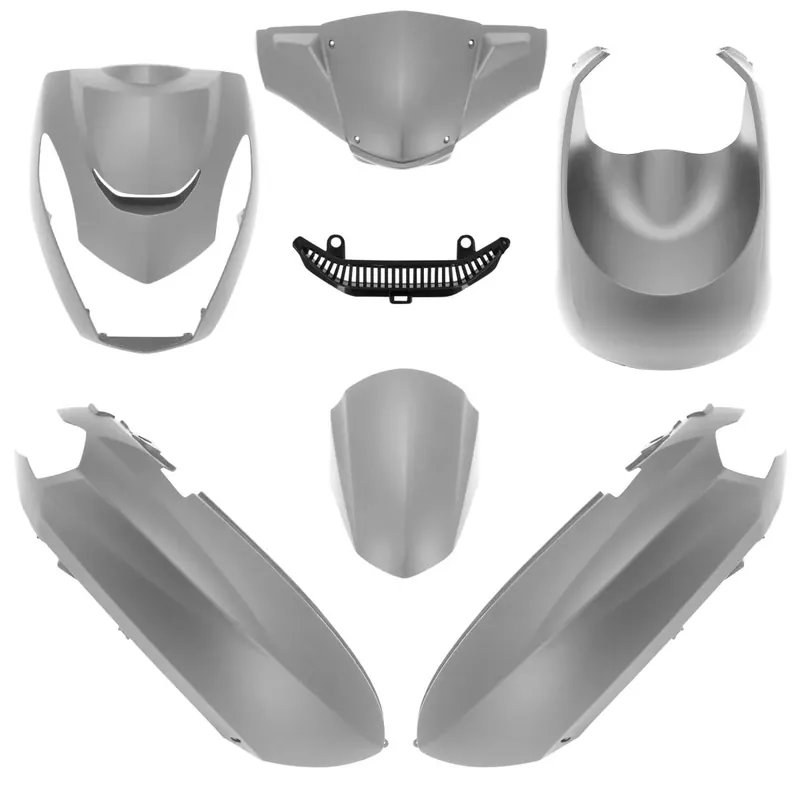 Acheter En Ligne Kit Carénages / Carrosserie Peugeot Kisbee 2T / 4T à partir de 2010 – Gris Mat 6 pièces