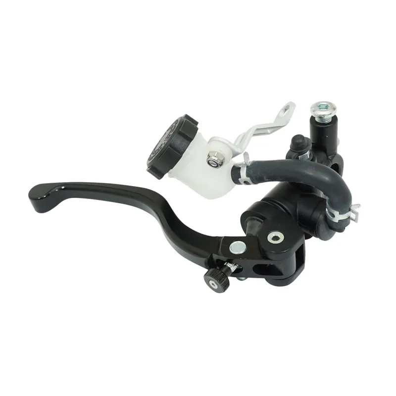 Produit De Marque Maître cylindre de Frein Avant Universel Radial - Voca Racing Noir avec levier réglable et bocal séparé