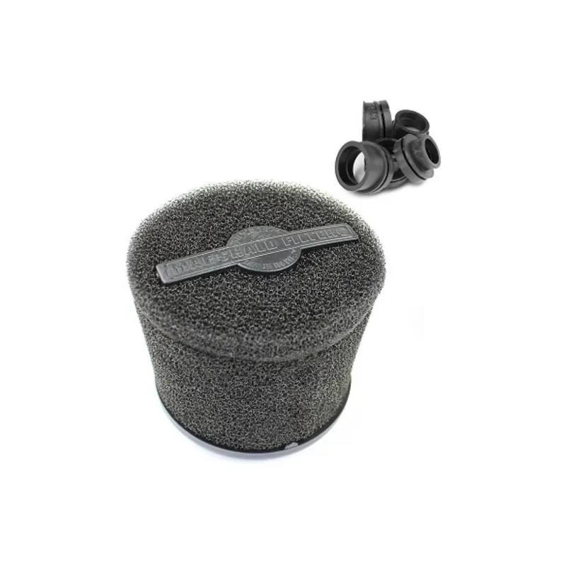 Filtre à air PHBG / PHBN / PHVA / PHBH / Mikuni TM - Marchald Power Filter 28mm à 43mm droit / coudé 25 degrés L 95mm Noir Affaire À Saisir