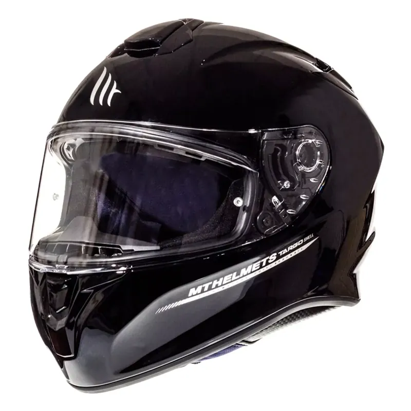 Authentique Casque Intégral – MT Targo Solid Noir Brillant L