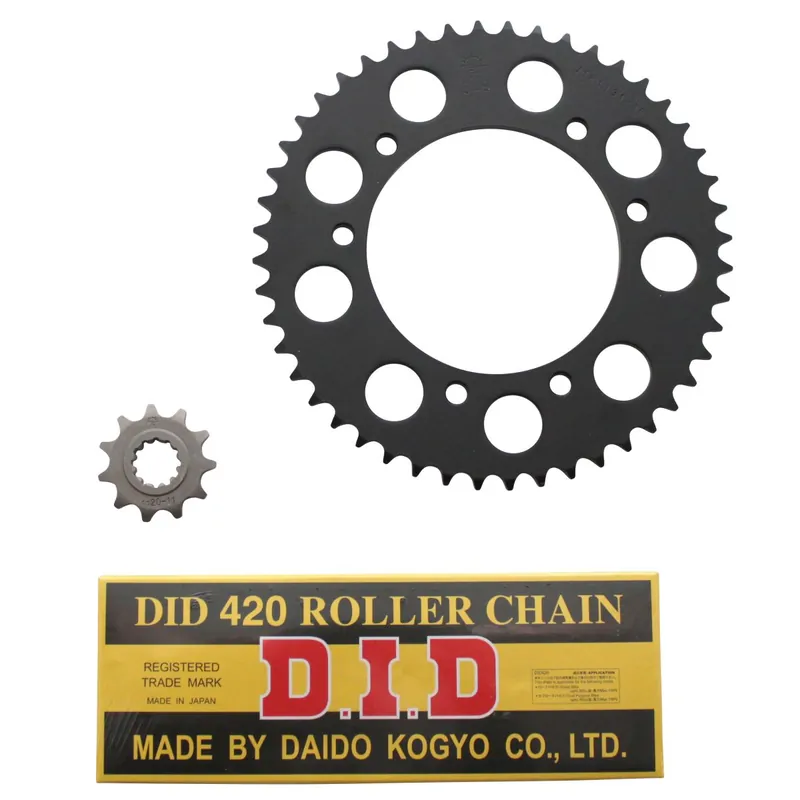 Kit chaîne Rieju SMX 2002 à 2004 – 11 x 48 420 / 105mm 6T DID Usine Directe