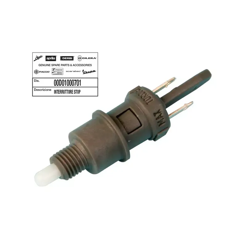 INTERRUPTEUR DE STOP ORIGINE PIAGGIO 50 GILERA SMT, RCR 2006//DERBI SENDA 2000//APRILIA SX, RX 2006, RS 2006/2010 Marque