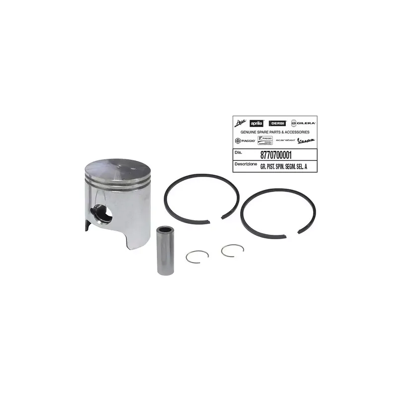 Vente Flash PISTON (CAT A) ORIGINE DERBI 50 SENDA 2006//GILERA 50 SMT, RCR 2006//APRILIA 50 SX, RX 2006/, RS 2006/2010, RS4 2011/EURO3, EURO