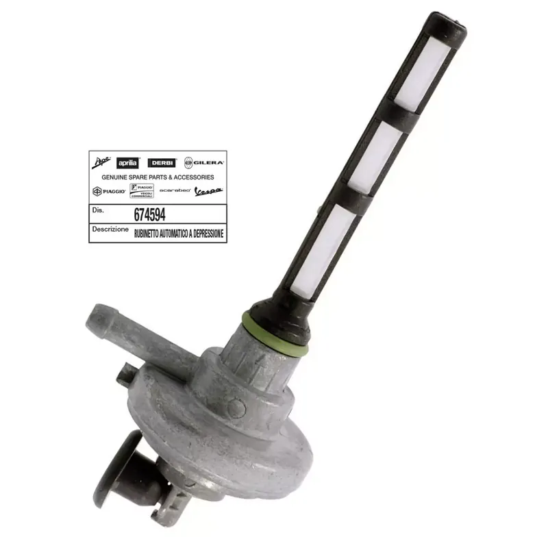ROBINET ESSENCE SCOOT ORIGINE PIAGGIO 50-125 FLY 2005/, LIBERTY 1998/, 50 TYPHOON 2010/, ZIP 2000/, 125 VESPA LX 2005/, VESPA GT Prix Bas