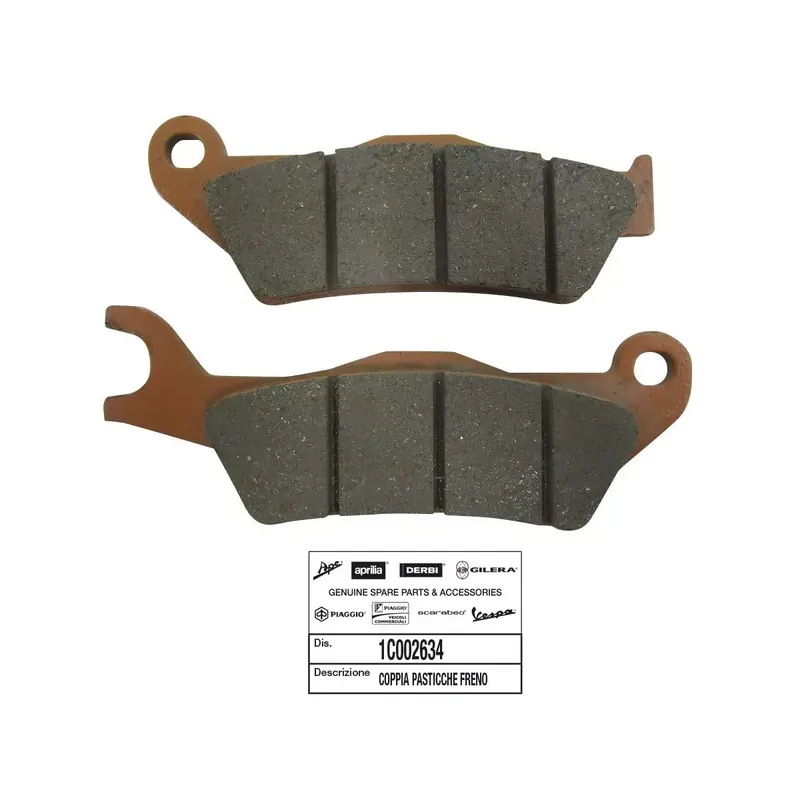 PLAQUETTES DE FREIN AVANT ORIGINE PIAGGIO 50 TYPHOON 2018//APRILIA 50 SR MOTARD 2018/ SXR 2021/ Certifié