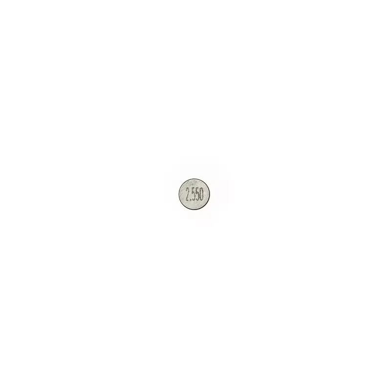 PASTILLE DE REGLAGE SOUPAPES (2.55mm) ORIGINE PIAGGIO COMMUN A LA GAMME SCOOTER 50 CC 4T Populaire