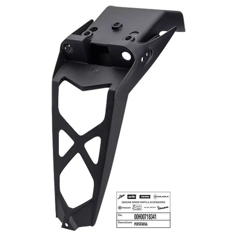 Nouvel Arrivage BAVETTE/PORTE PLAQUE ORIGINE DERBI 50 SENDA 2004/2017 / GILERA 50 SMT, RCR 2011/2017