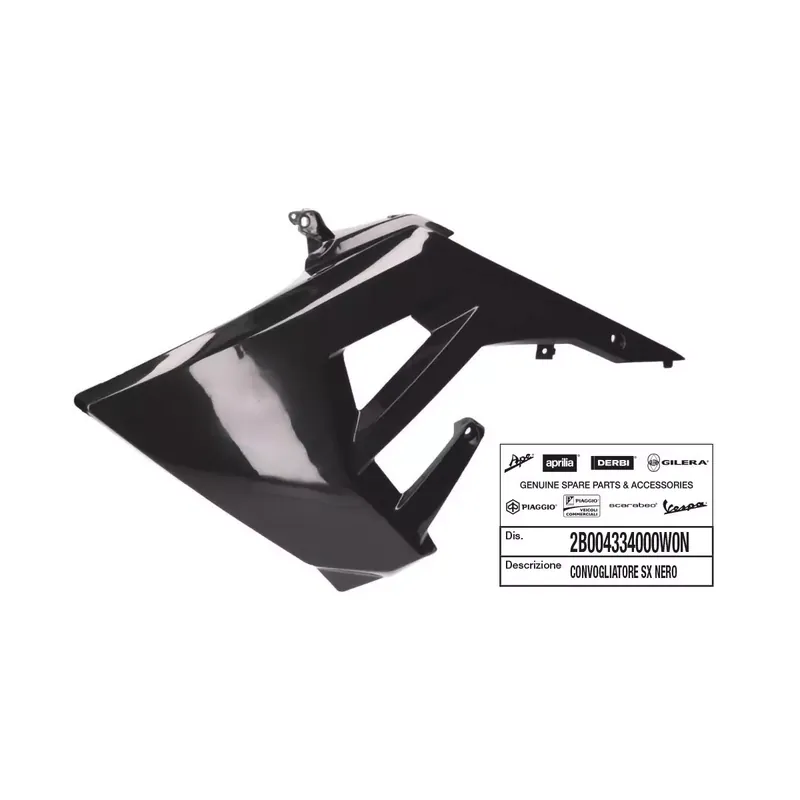 Quantité Limitée CARENAGE/DEFLECTEUR RESERVOIR GAUCHE ORIGINE DERBI 50 SENDA 2018//GILERA 50 SMT, RCR 2018/ NOIR