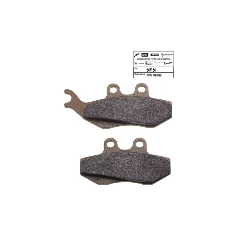 PLAQUETTE FREIN ORIGINE PIAGGIO 125 HEXAGON, SKIPPER 1998/2005 AV/GILERA 50 RUNNER 2005/2006 AV, 50-125 DNA 1998/2005 AV (PAIRE) Livraison Express
